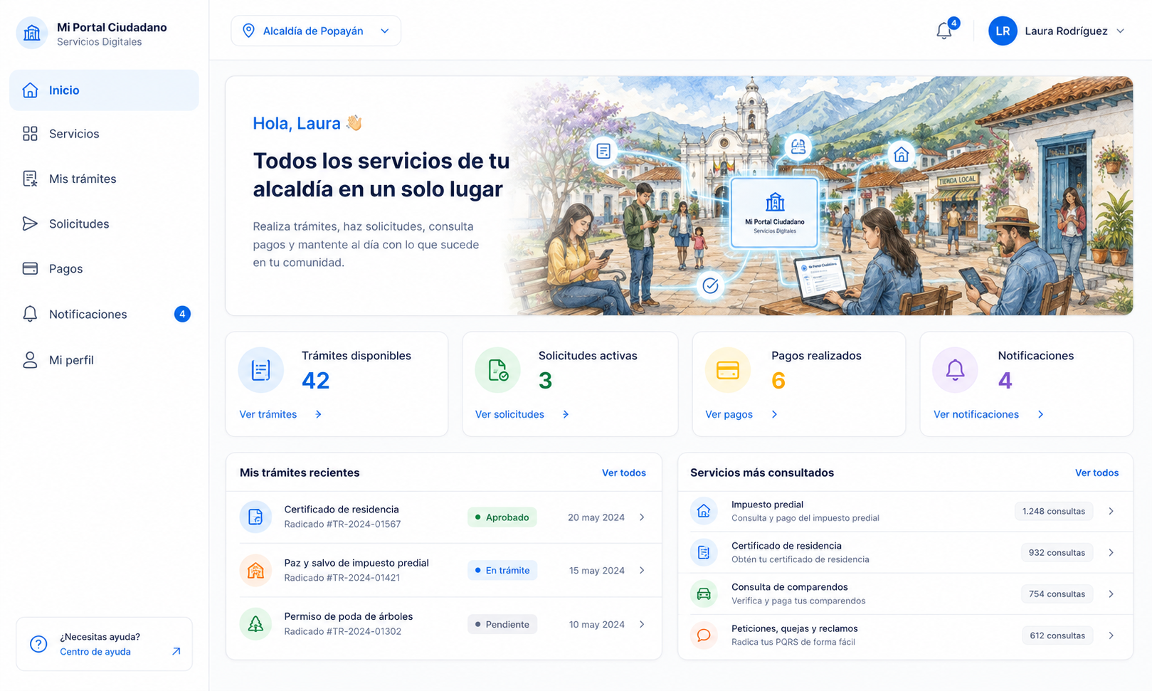 Portal Ciudadano digital — trámites y servicios en línea